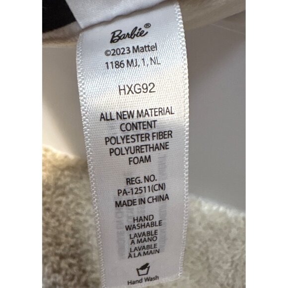 Barbie Cuutopia Plush Pillow Black White Striped Bathing Suit Sunglasses Blonde - Picture 8 of 9